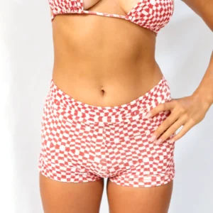 Short de Cuadros Rojos