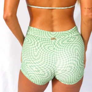 Short de Cuadros Verdes